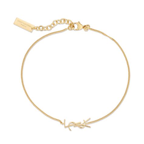 ysl bracelet gold price|saint laurent gold bracelet.